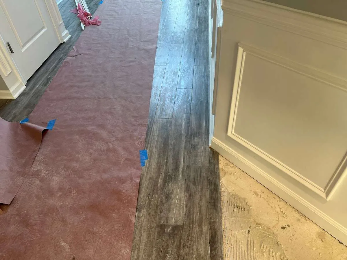 Completed marble shower restoration in Fenton